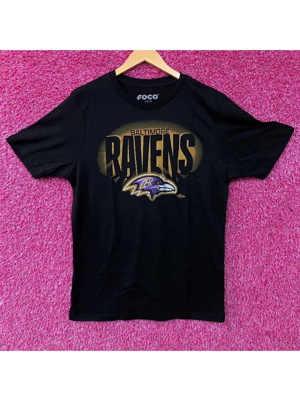 FOCO NFL Baltimore Ravens Team Logo Graphic T-Shirt Large